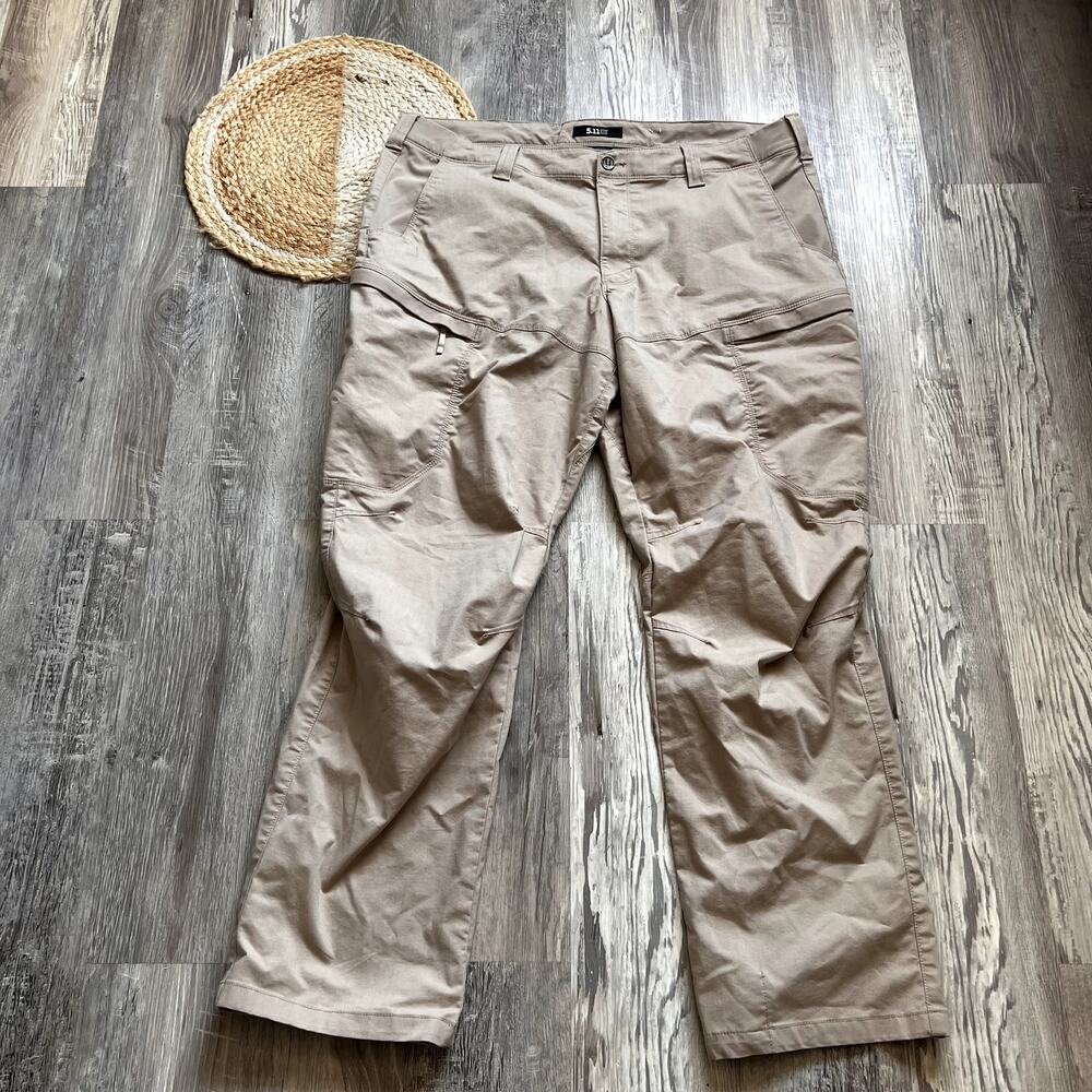 5.11 Tactical Mens Apex Khaki Pants 42x32